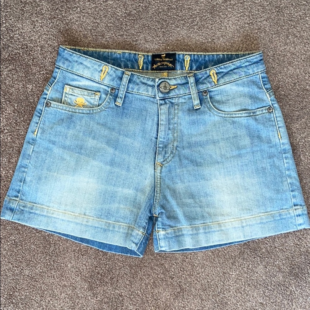 Vintage Vivienne Westwood Mom Jean Shorts Size 25